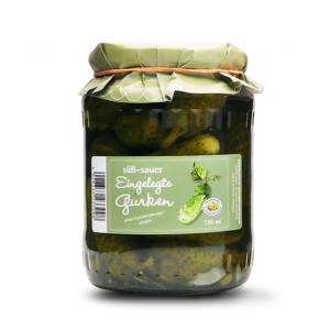Eingelegte Gurken süß-sauer