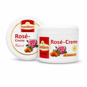 Rosé-Creme mit Sanddorn-Öl